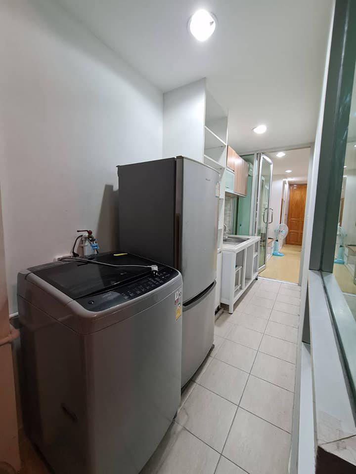 โครงการ คอนโด เดอะ สเตชั่น Condo The Station  ขนาด Studio 1 ห้องนอนมีประตู slide กันห้อง Studio 1 bedroom has a sliding doo...