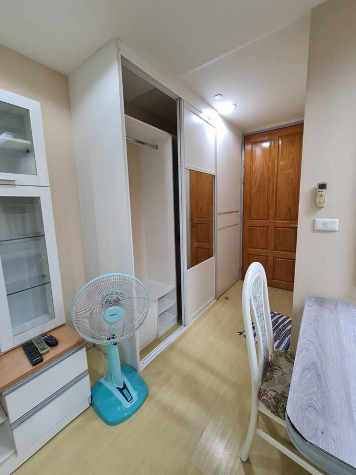 โครงการ คอนโด เดอะ สเตชั่น Condo The Station  ขนาด Studio 1 ห้องนอนมีประตู slide กันห้อง Studio 1 bedroom has a sliding doo...