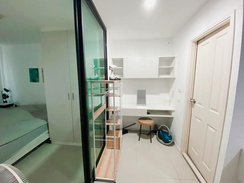 Project condo Pause sukhumvit 107 Size 1 bedroom, 1 living room, 1 bathroom, 1 kitchen with balcony. 30 sq.m. ห่างจาก BTS แ...