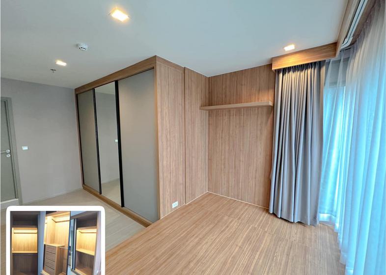 Project Life Asoke Hype  Size 1 Bed Room plus, 1 bedroom, 1 bathroom, with multi-purpose room It's a private corner room. 4...