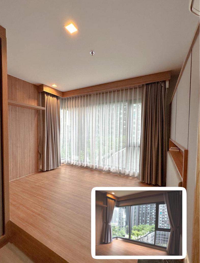 Project Life Asoke Hype  Size 1 Bed Room plus, 1 bedroom, 1 bathroom, with multi-purpose room It's a private corner room. 4...