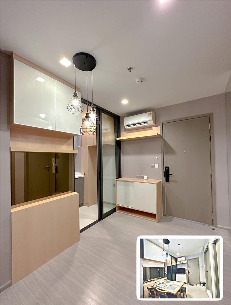 Project Life Asoke Hype  Size 1 Bed Room plus, 1 bedroom, 1 bathroom, with multi-purpose room It's a private corner room. 4...