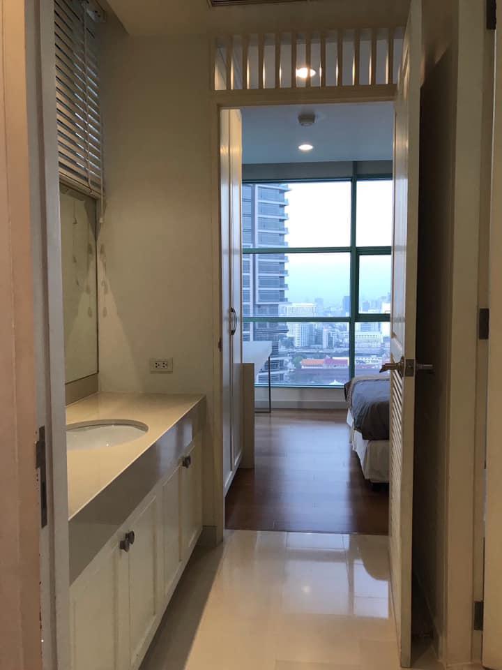 Project Chatrium Riverside Condominium Size 1 bedroom, 1 bathroom with living room, storage room, kitchen 66 sq.m. ให้เช่า ...