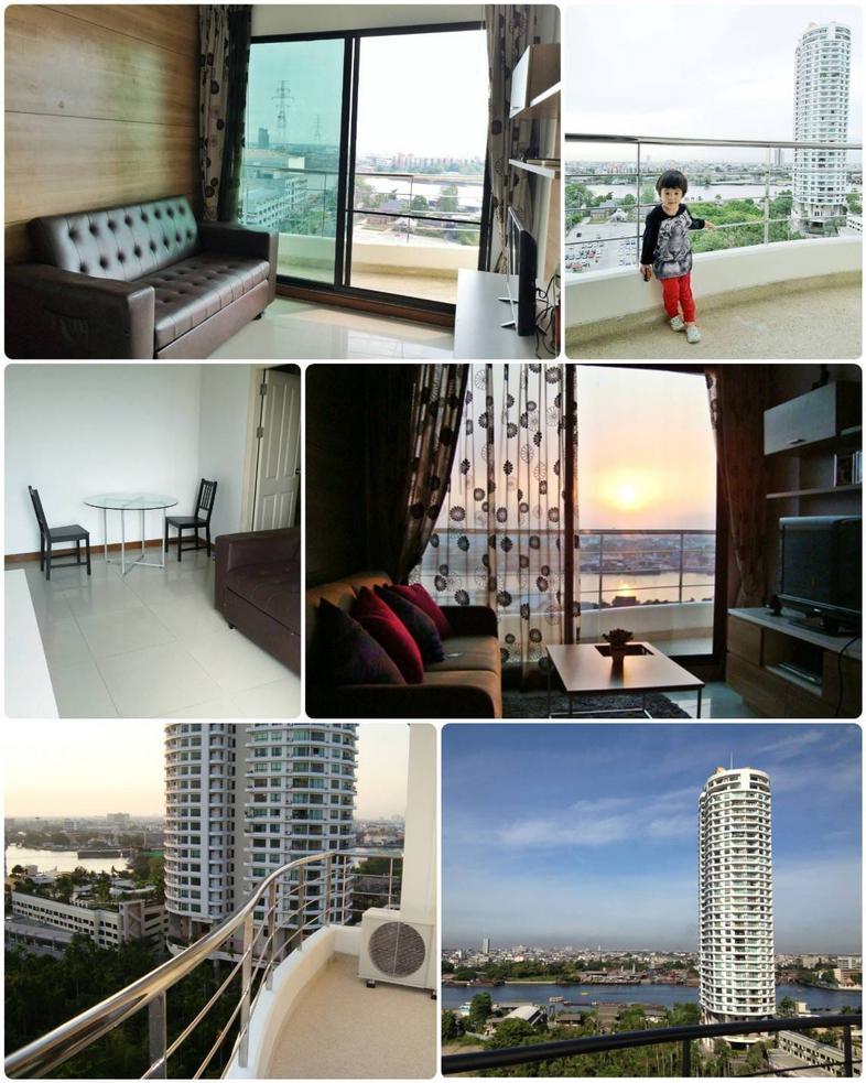 Project Supalai Casa Riva​ Vista 2 Size 1 bedroom, 1 living room, 1 kitchen 55.3 sq.m. ขายคอนโดริมแม่น้ำเจ้าพระยา​ ห้องมุมว...