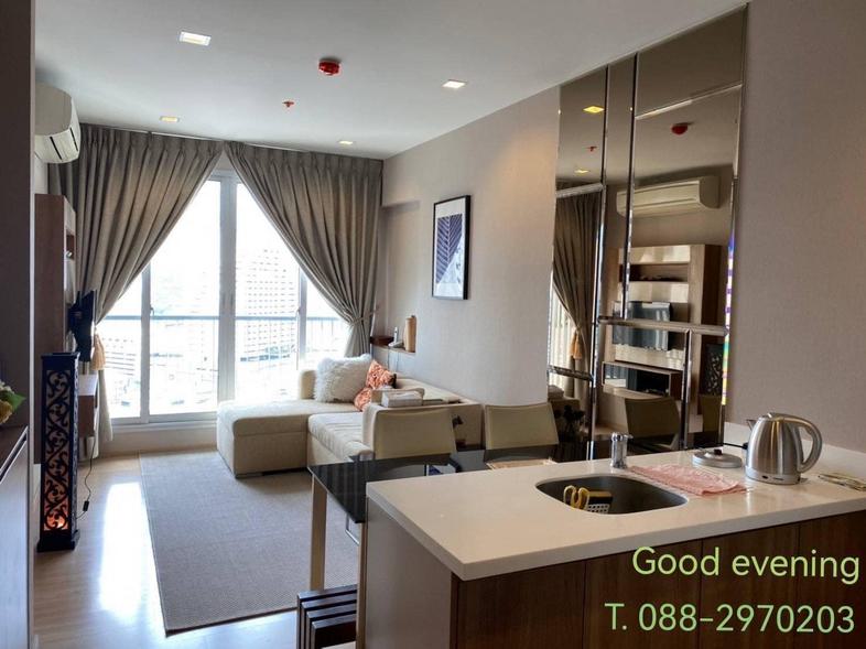 โครงการ ริธึ่ม สาทร Rhythm Sathorn ขนาด 1 ห้องนอน 1 ห้องน้ำ 1ห้องนั่งเล่น 1 Bedroom 1 Bathroom 1 Living Room (Fully Furnish...